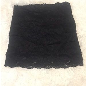 Black Lace Skirt